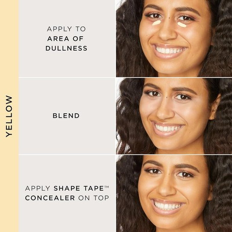 Tarte Shape Tape Corrector - Blendable Formula to Neutralize Blemishes & Dark Spots | Hyaluronic Acid & Vegan Squalane