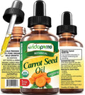 MYVIDAPURE Organic CARROT SEED OIL Certified Organic WILD GROWTH Daucus Carota RAW 100% Pure VIRGIN UNREFINED Undiluted for Skin, Face, Hair, Lip and Nail Care (1 Fl Oz)