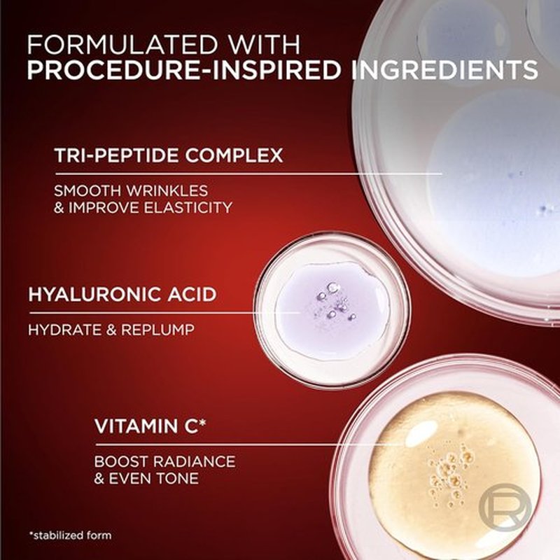 L'Oreal Paris Revitalift Triple Power Face Serum - Anti-Aging Formula That Reduces Wrinkles & Firms Skin