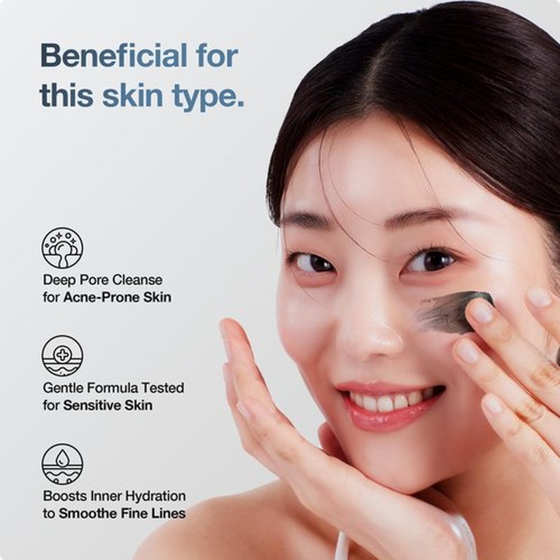 HEEDA Charcoal All-In-One Cleansing Balm, Deep Pore Purifying & Hydrating Makeup Remover with Ceramide & Botanical Oils (Jojoba, Argan, Camellia) for Soft, Radiant, Glass-Skin Glow