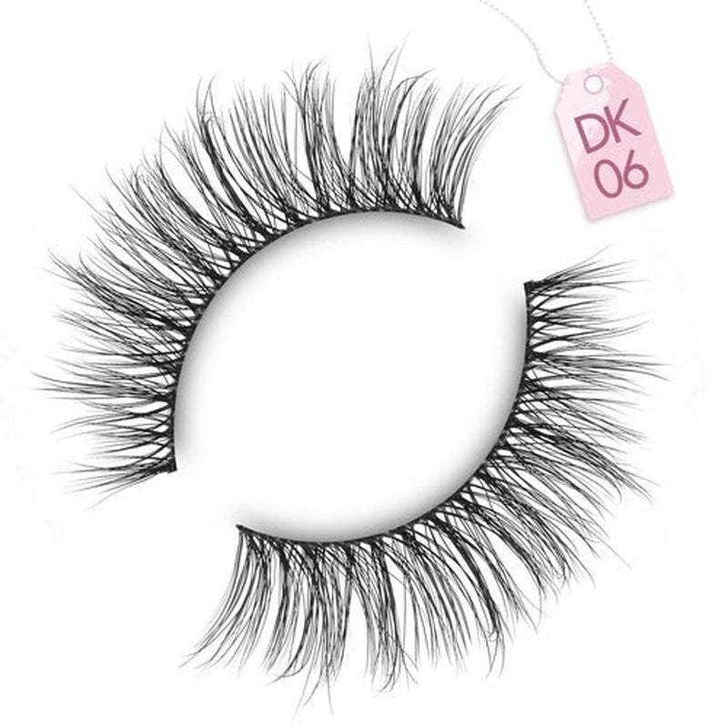 Onlyall Natural Lashes Wispy Lashes Natural Look False Eyelashes Flared Eyelashes 7 Pairs D-K06