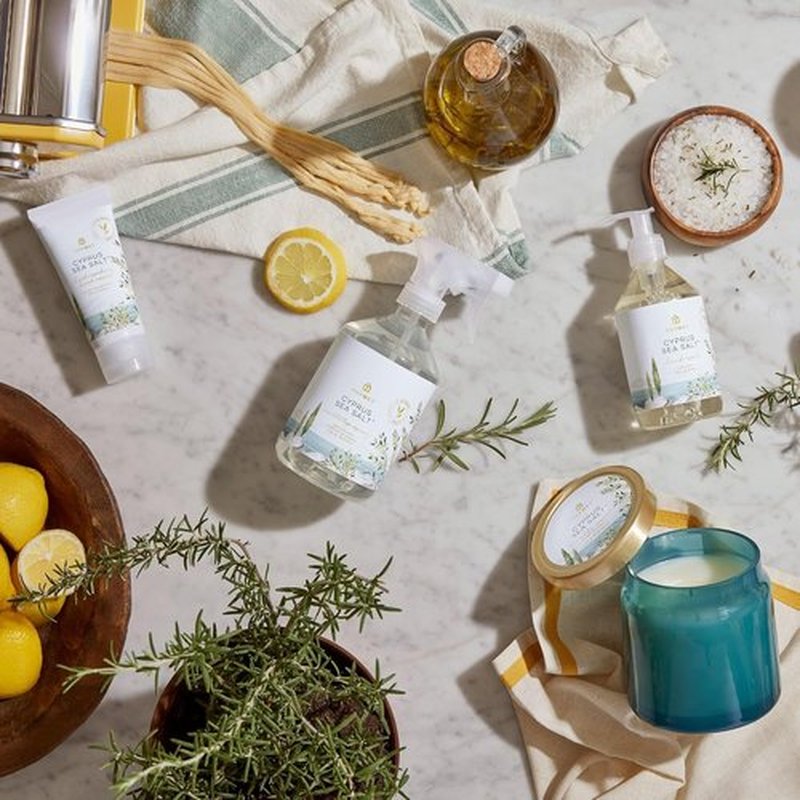 Thymes Moisturizing Hand Lotion - Luxury Shea Butter & Aloe Vera Formula for Dry Skin | Cyprus Sea Salt, 9 fl oz