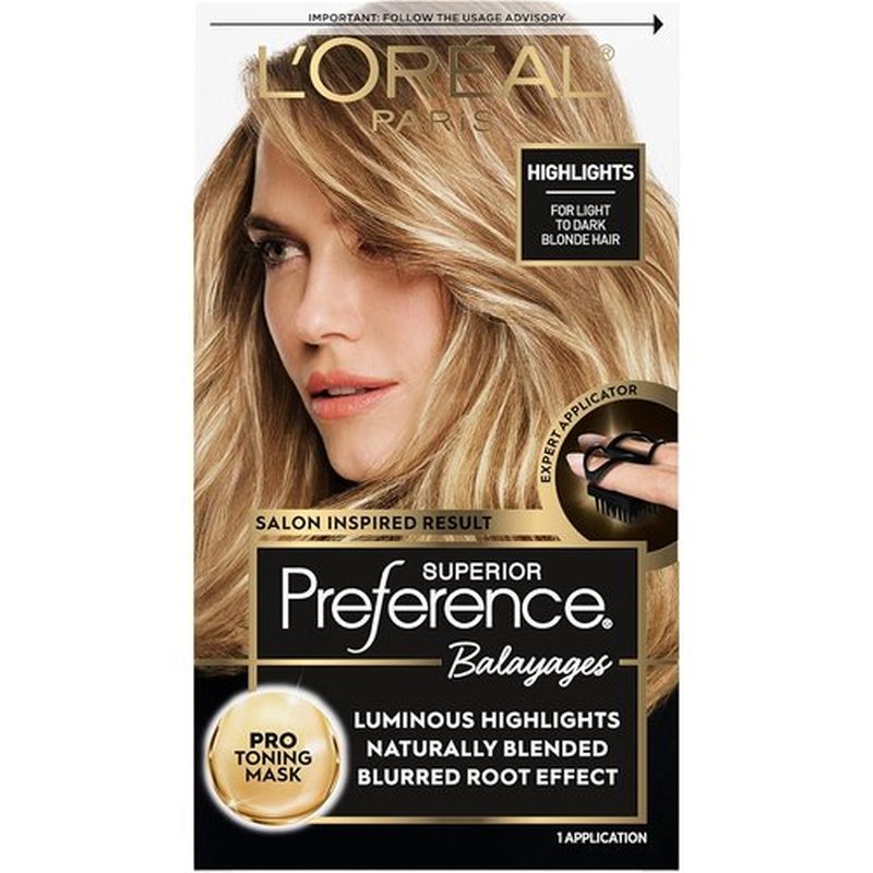 L'Oreal Paris Balayage Kit - At-Home Hair Dye for Highlights with Pro Toning Mask | Light to Dark Blonde