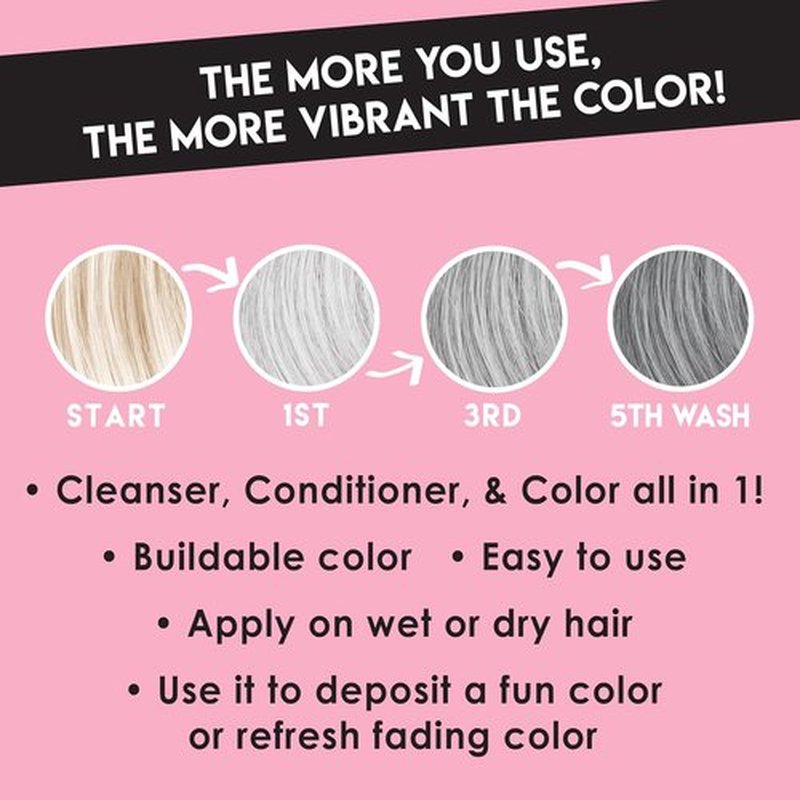 Color Lux Color Cleansing Conditioner - 3-in-1 Silver Depositing Formula | Vegan & Sulfate-Free, 8.25 oz