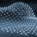 Dazzle Bright 360 LED Net Lights - 12FT x 5FT Waterproof String Lights with 8 Modes | Clear Wire for Indoor & Outdoor Christmas Decor