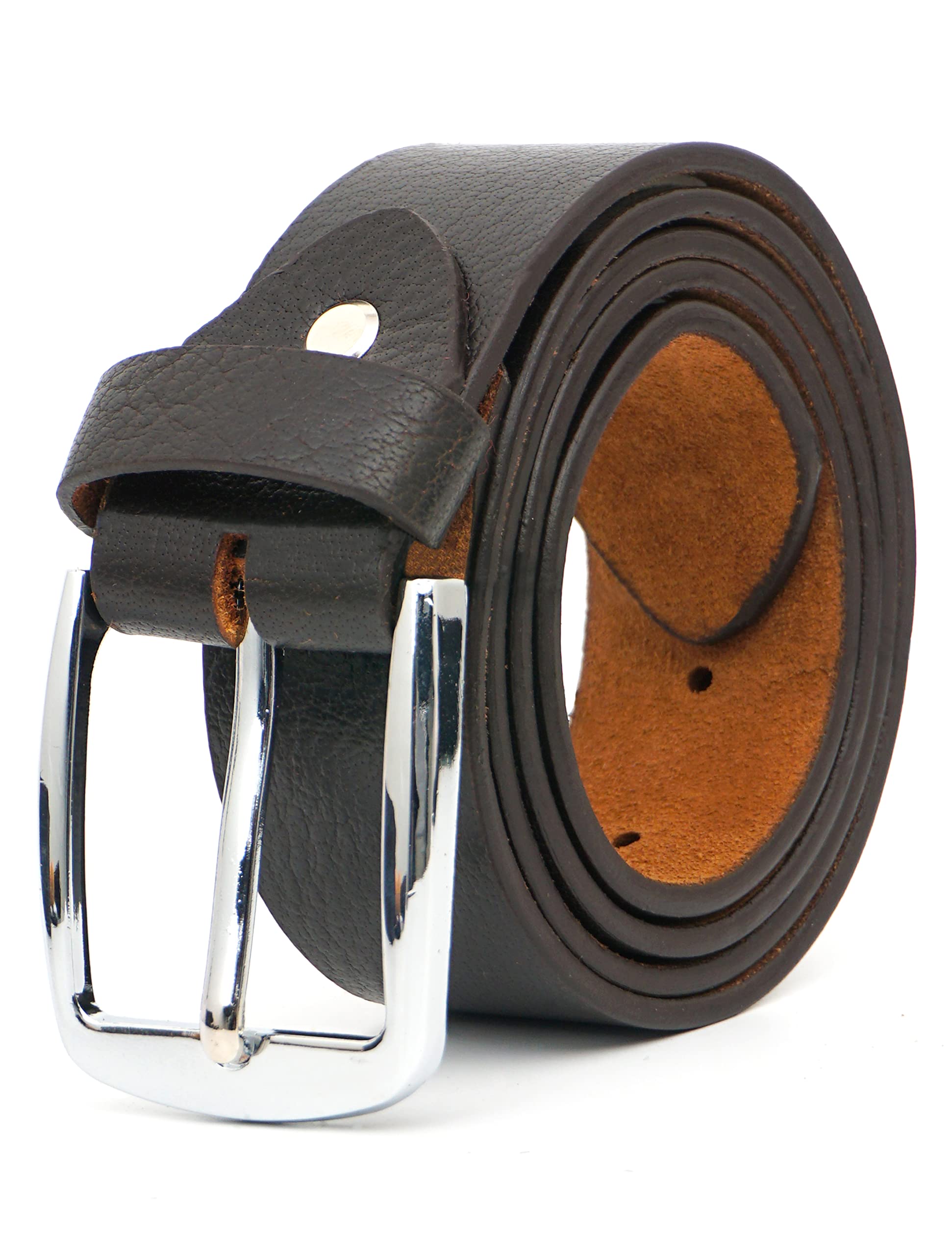 SUPER VENUS SV Leather Belts (Brown, 32)