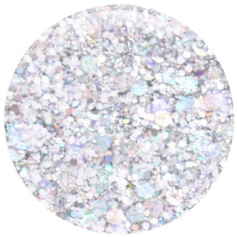 GLITTIES - Icing - Holographic & Matte Chunky Mixed Glitter ✶ COSMETIC GRADE ✶ Festival Body Glitter, Makeup, Face, Hair, Lips, Nails - (10 Gram)