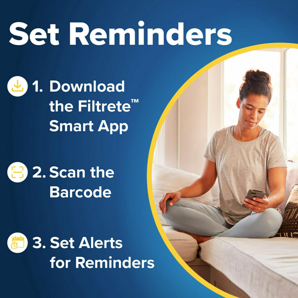 Filtrete 16x25x1 Air Filter MERV 5, 6-Pack AC Furnace HVAC, MPR 300 Basic Dust Defense, Pleated Electrostatic, Removes Lint