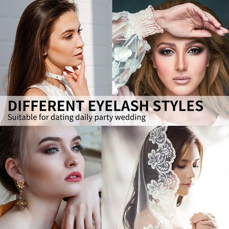 DYSILK Lashes Wispy Mink Eyelashes - Mink Lashes Fluffy 20 Pairs Lashes 6D 4 Styles Mixed Faux False Eyelashes Fake Eyelashes Natural Look Strip Lashes| 13mm-20mm