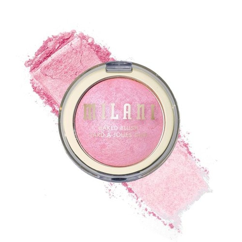 Milani Baked Blush - Updated Powder Blush for Cheeks | Cruelty-Free Makeup in Pink Panna Cotta