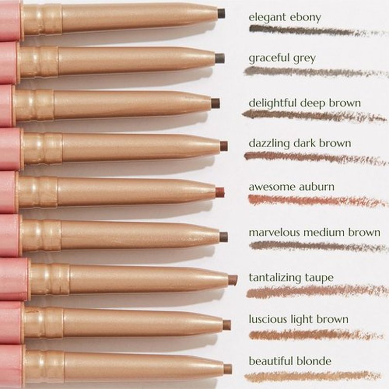 Chella Eyebrow Pencil - Long-Wear Brow Definer for Shaping & Filling - Precise Blonde Tip for Women