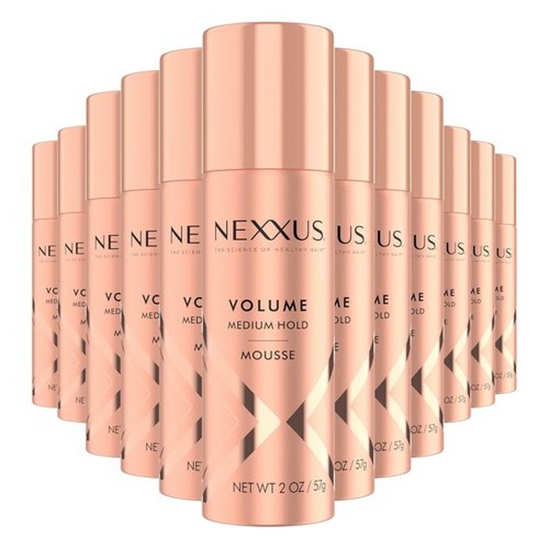Nexxus Volumizing Foam Hair Mousse - Adds Incredible Volume & Hold | 2 oz Styling Product