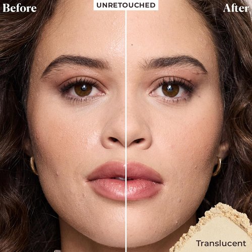 Laura Mercier Translucent Loose Setting Powder - Talc-Free, Ultra-Blur, 16HR Hydration, Mint Green Color Corrects Redness