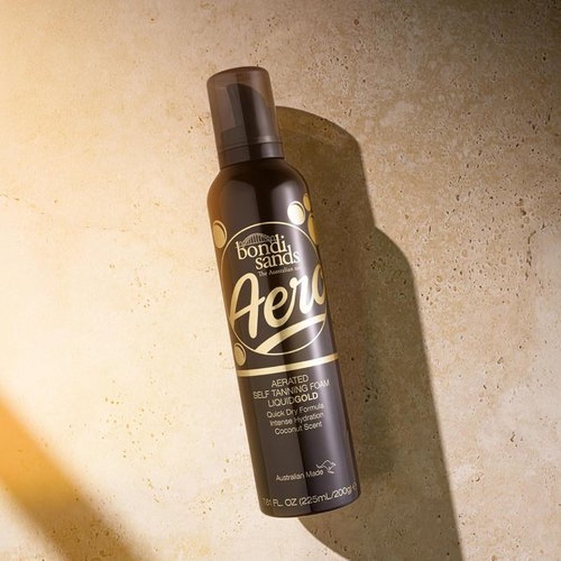 Bondi Sands Aero Self Tanning Foam - Lightweight, Fast-Drying Formula for a Hydrated, Long-Lasting Glow | 7.61 Oz/225 mL