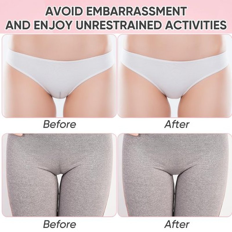 PRISESSA 4 Pack Y Shape Silicon Concealer, Reusable Cover, Seamless Hider, No Underwear Guard White