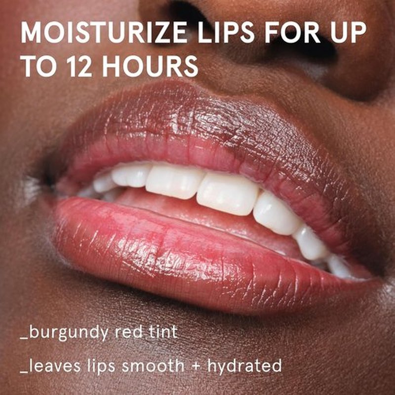 Glossier Balm Dotcom Hydrating Tinted Lip Balm - 12Hr Moisture for Dry Lips & Skin | Black Cherry, 15ml