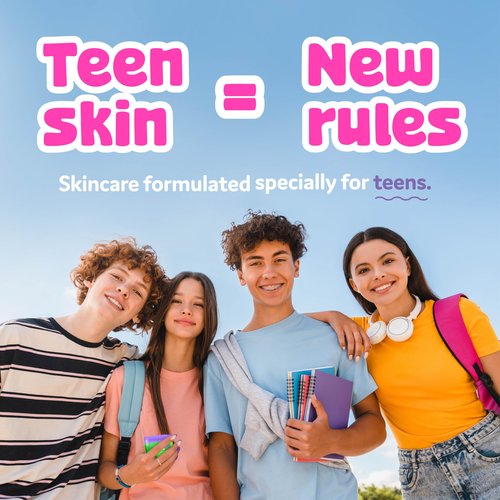 BeYoutiful ChillOut Gentle Acne Cleansing Face Wipes with Salicylic Acid for Teens and Kids, Easter Basket Stuffers, 60 Facial Pads, Vegan, Easter Gifts for Kids
