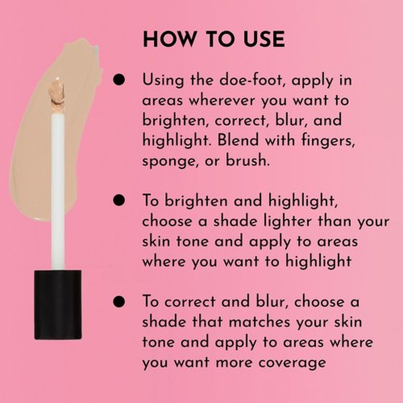 LAWLESS Conseal The Deal Lightweight Longwear Everyday Concealer - Linen - with Antioxidants and Caffeine to Reduce Dark Circles and Puffiness. Long-Wearing and Self-Setting, Silicone-Free - 5 ml.