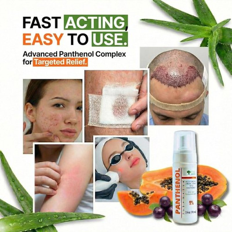 Skiennix 9% Panthenol Foam - After Sun Redness Relief & Barrier Repair | Aloe & Hyaluronic Acid | Safe for Baby & Sensitive Skin