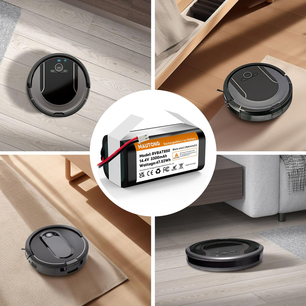 MAUTONG RVBAT850 Battery Replacement for Shark ION/IQ/AI Robot Vacuum