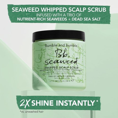 Bumble and bumble. Seaweed Whipped Scalp Scrub - Gently Exfoliates & Purifies Hair | 6.7 Fl Oz