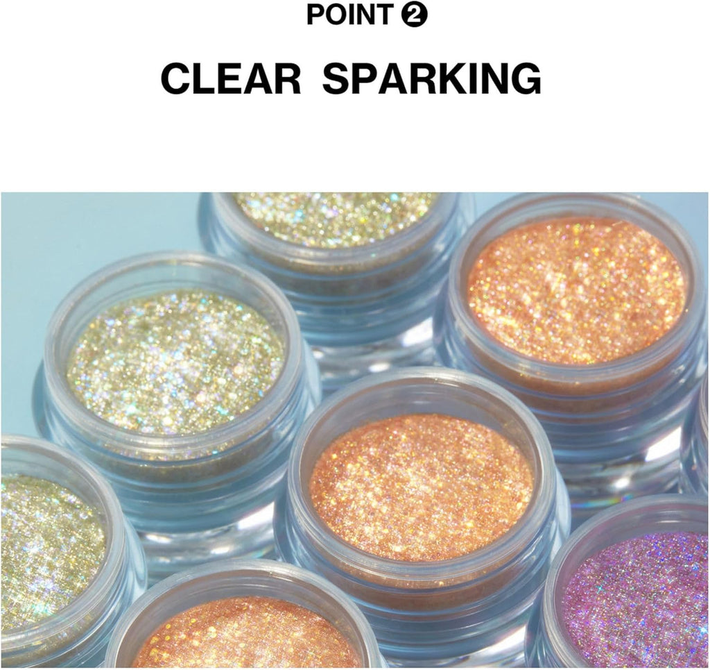 Unleashia Loose Glitter Gel Mini - Starlit Chaser for Stunning Eye Looks | Perfect for Parties