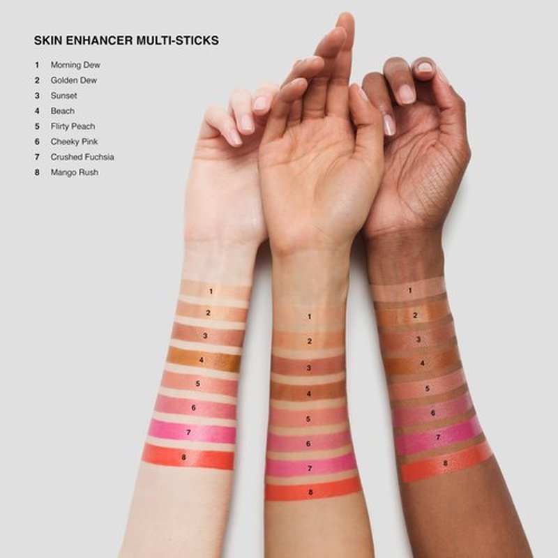 Bobbi Brown Skin Enhancer Cheek Sticks | Glowy Blush, Bronzer & Highlighter Multi-Stick for 24-Hour Moisture & 8-Hour Wear, 0.28 Ounce, Flirty Peach