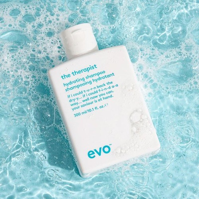 EVO The Therapist Hydrating Shampoo - Hydrates & Strengthens Color-Treated Hair - Improves Shine & Detangles