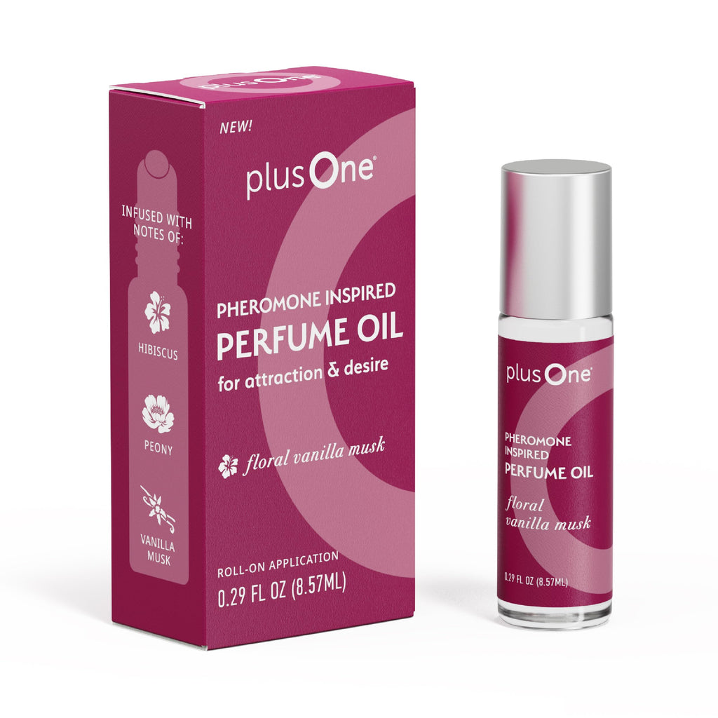 plusOne Pheromone Inspired Perfume Oil – Floral Vanilla Musk, 0.34 fl oz