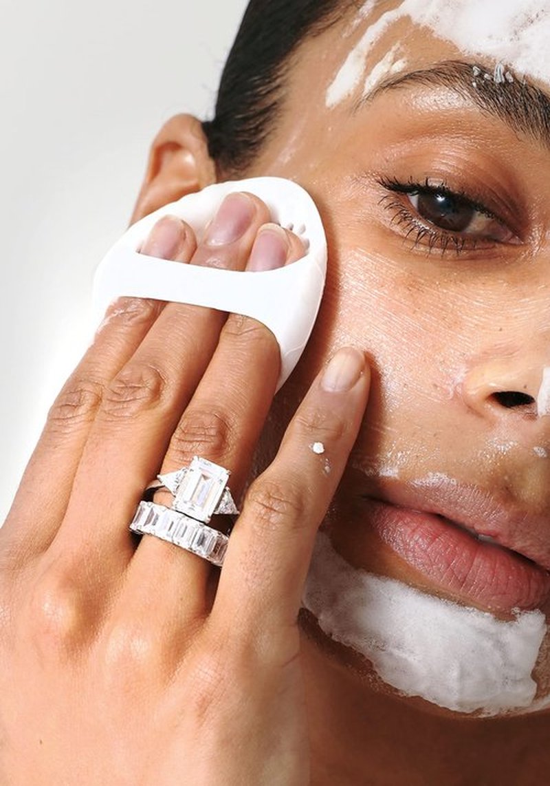 NOTHING FITS BUT Oxygen Bomb Dual Texture Pore Purifying Foaming Gel, Self-Foaming Face Mask & Daily Cleanser, Multi-Peptide & Botanical Oil K-Beauty Skincare, Hydrates and Refines Texture, 3.4 Oz
