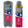 DOVE MEN + CARE Limited Edition FIFA Body Wash & Deodorant Regimen Pack 2 Count All Star Comfort for Men for Hydrated Soft Skin & Odor Protection