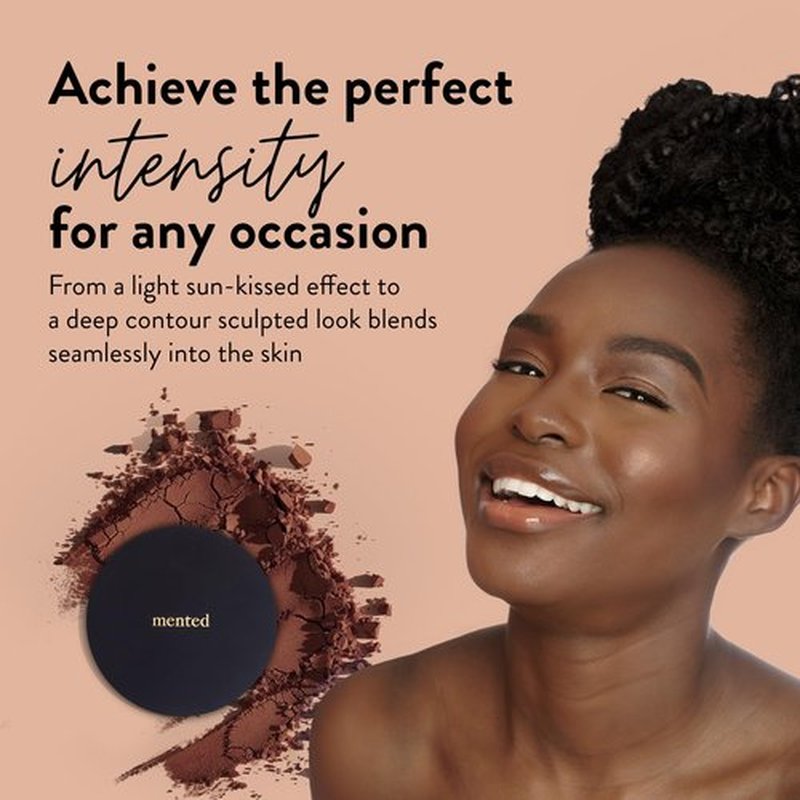 Mented Cosmetics Made in Italy, Cruelty Free Makeup, Vegan, Paraben Free, Shimmer Bronzer, Highlighter Bronzing Powder Palette for Face with Vitamin E + A, 0.35oz/10g, Yacht Life