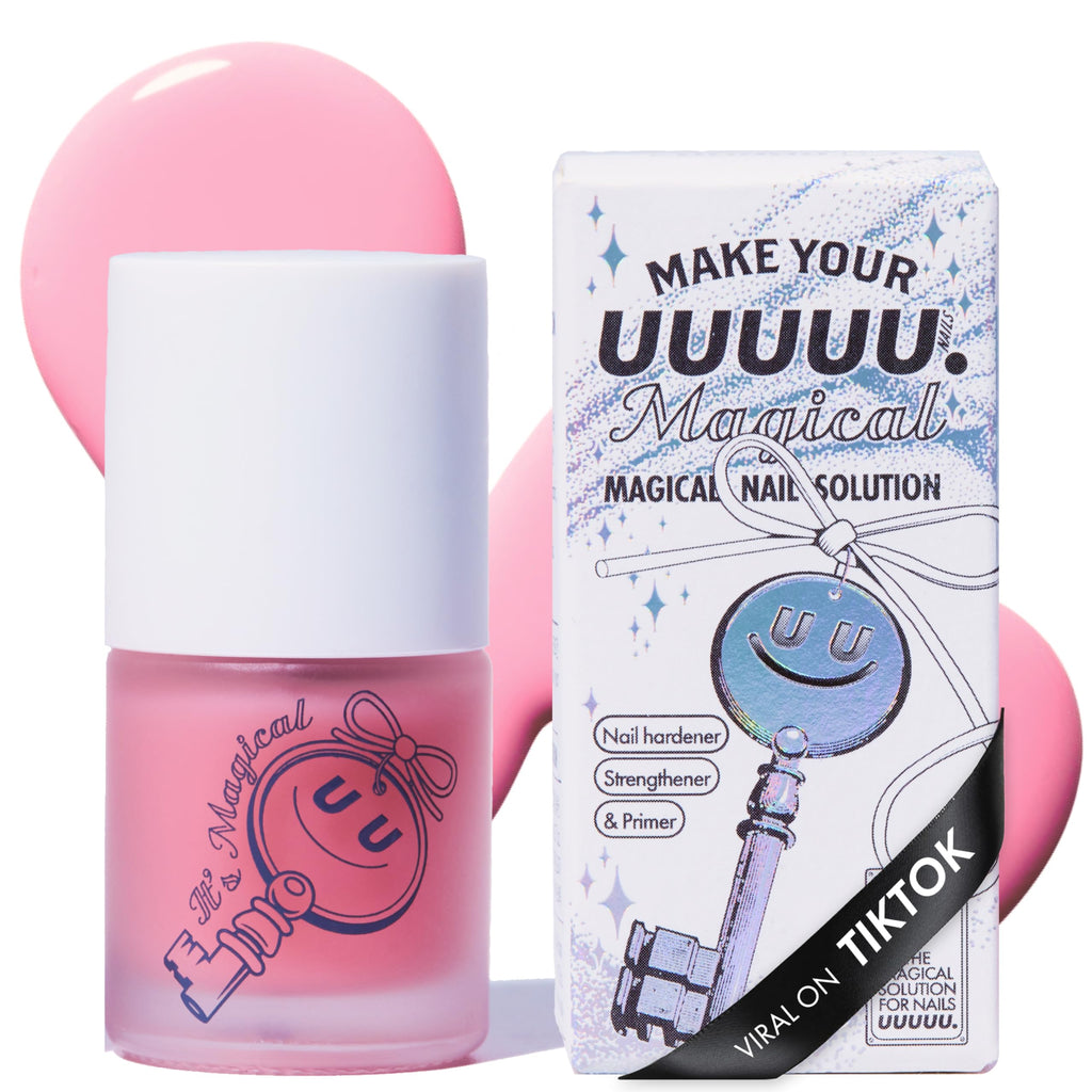 UUUUU. Magical Nail Solution | All-in-One Nail Care – Strengthener & Hardener & Primer with Biotin & Collagen – Quick-Drying & Odorless for Healthy Nails | Strengthen Weak & Thin Nails