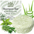 Relaxcation MADE IN USA Organic Rosemary and Aloe Vera Solid Shampoo Bar for Hair Growth, Refreshing and Hydrating | Herbal Shampoo with Rosemary, Peppermint, Castor Oil, Argan Oil, and Betaine