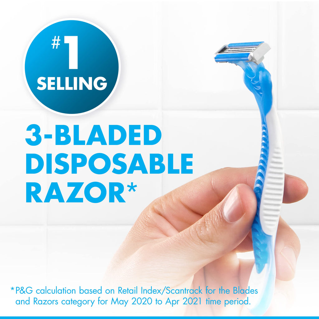 Gillette Sensor3 Cool Men's Disposable Razor, 36 Count (Pack of 12)
