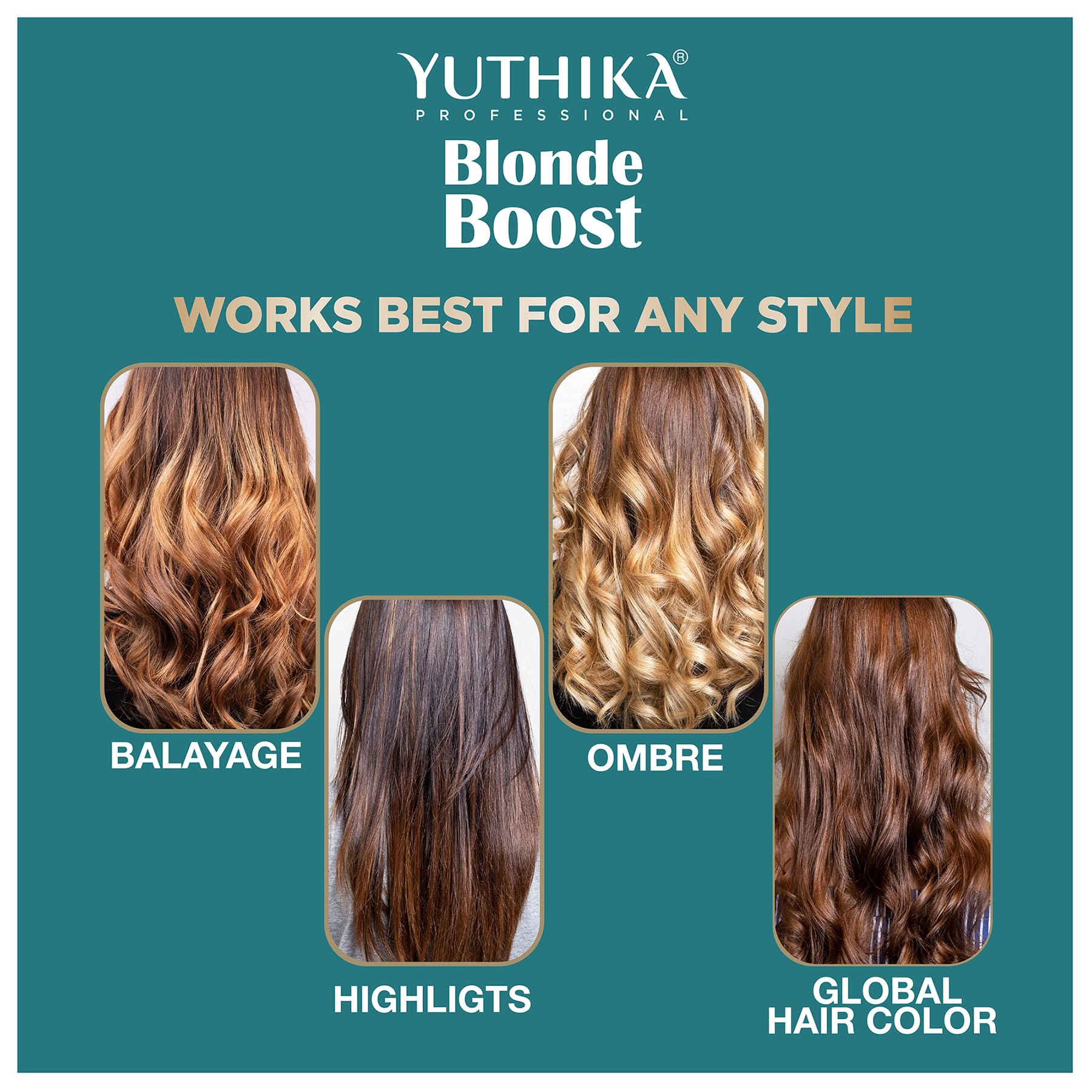 Yuthika Professional Blonder Bleach Powder for Hair Bleaching Powder for Dark Hair| Hair Color Lightener Lightening Hair Bleach with Blonde Radiance Hair Color Lifter, Lifts Up to 9 Levels - 17.6 Oz