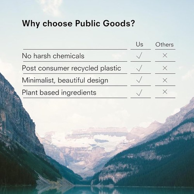 Public Goods Reusable Bamboo Cleansing Rounds - 14 Makeup Remover Pads with Cotton Mesh Bag | Eco-Friendly, Gentle & Machine Washable Skincare Essential