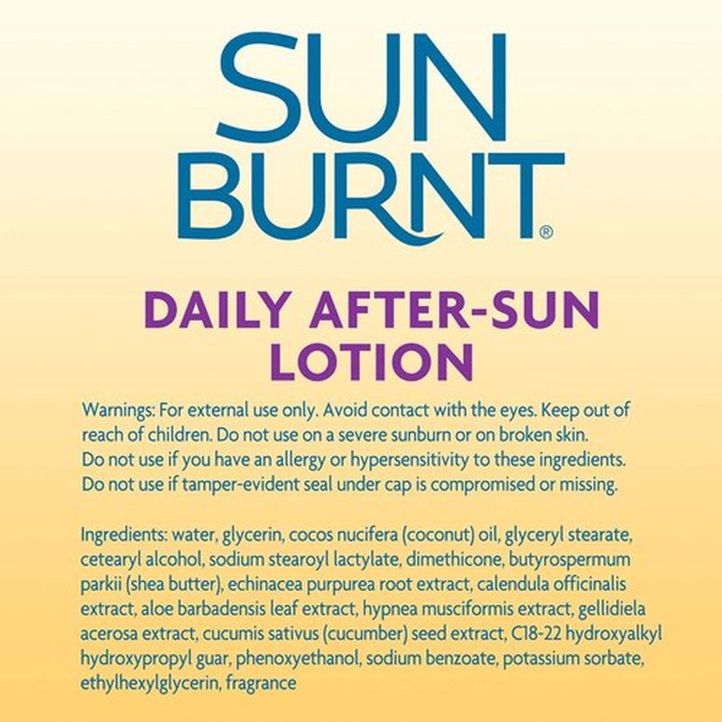 Sunburnt Advanced After-Sun Lotion - Soothing Relief for Sun-Damaged Skin | 6 Ounce