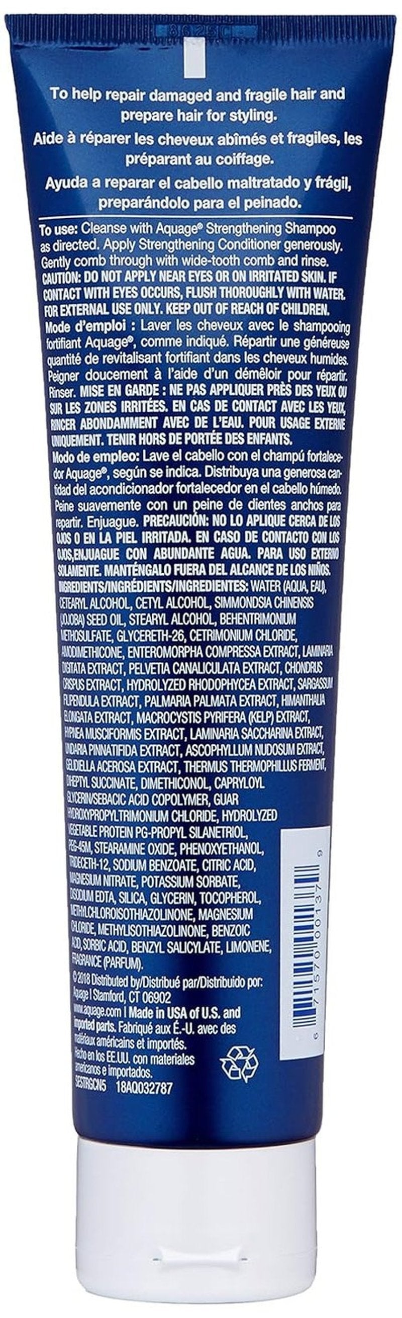 AQUAGE SeaExtend Strengthening Conditioner - Protects Hair Color & Heat Damage | 5 fl. oz