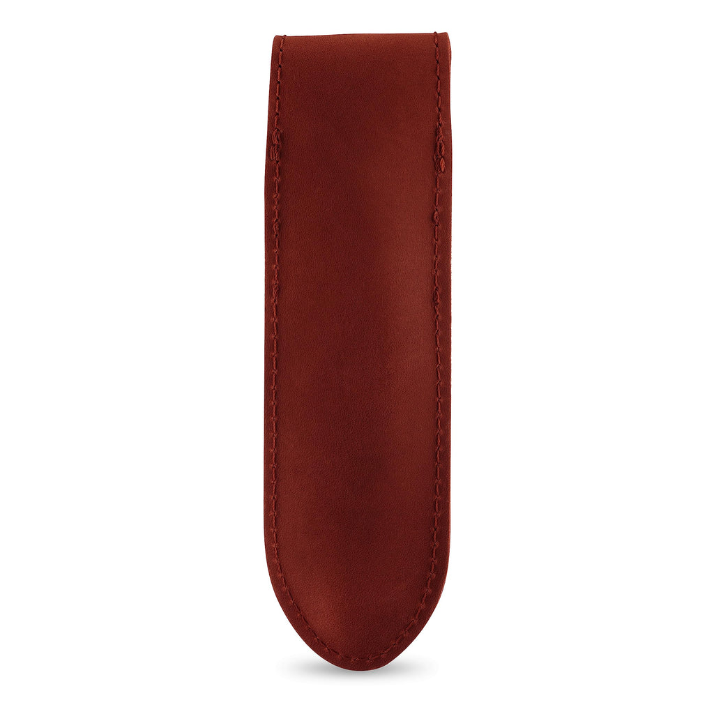 Straight Razor Case, Genuine Cowhide Leather Straight Razor Cover, Barber Straight Razor Holder, Travel Razor Case (Cognac)