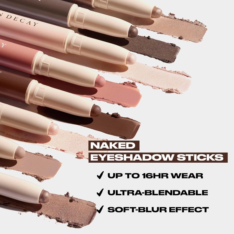 Urban Decay Naked Eyeshadow Stick - Waterproof Cream Eye Shadow Base for 16HR Wear | Soft-Blur Finish