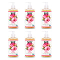 South Of France SoF Nourishing Hand Wash - With Moisturizing Sea Algae, Coconut & Olive Oil- Vegan & Non GMO- Free From Phthalates, Sulfates & Parabens- Wild Rose - 8 oz Bottle 3 Pack