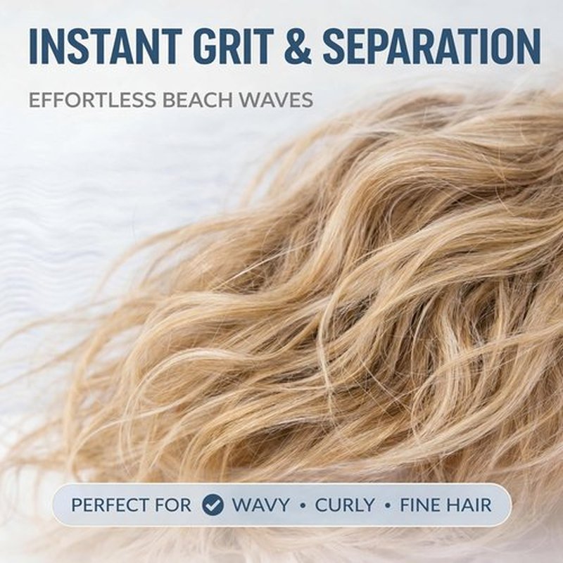 Sea Salt Spray - Texturizing Hair Spray for Beach Waves | Travel Size Curl Activator & Volume Mist