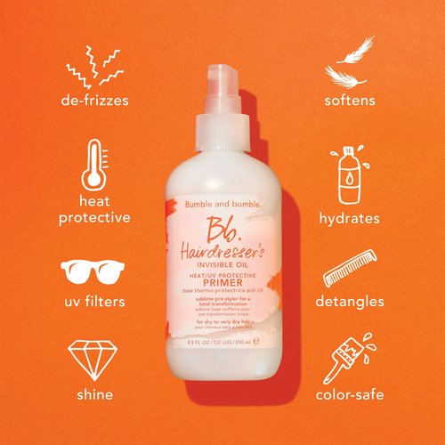 Bumble and bumble. Hairdresser's Invisible Oil Starter Travel Size Gift Set For Dry Hair | Shampoo, Conditioner + Primer | Includes 3 Pieces | $48 Value | Perfect for Gifting, 2 Fl Oz
