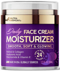 Face Moisturizer - Day & Night Face Cream - Collagen | Retinol | Hyaluronic Acid | Ceramides - Smooth, Soft & Glowing Skin - DD Cream for Women & Men - Dermatologically Tested - Made in USA 1.7 FL OZ