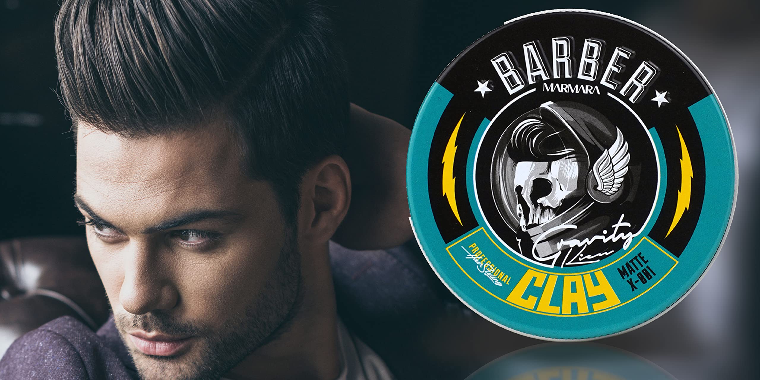 barber marmara Space Wax Series 100ml (Clay)