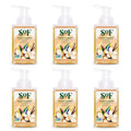 SoF Hydrating Foaming Hand Wash - With Organic Agave Nectar & Coconut Oil- Vegan & Non GMO- Free From Phthalates, Sulfates & Parabens- Sweet Almond - 8 oz Bottle 6 Pack