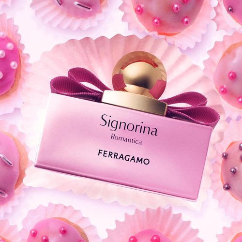 FERRAGAMO Signorina Romantica Eau de Parfum - Elegant Women's Fragrance Spray | 3.4 oz
