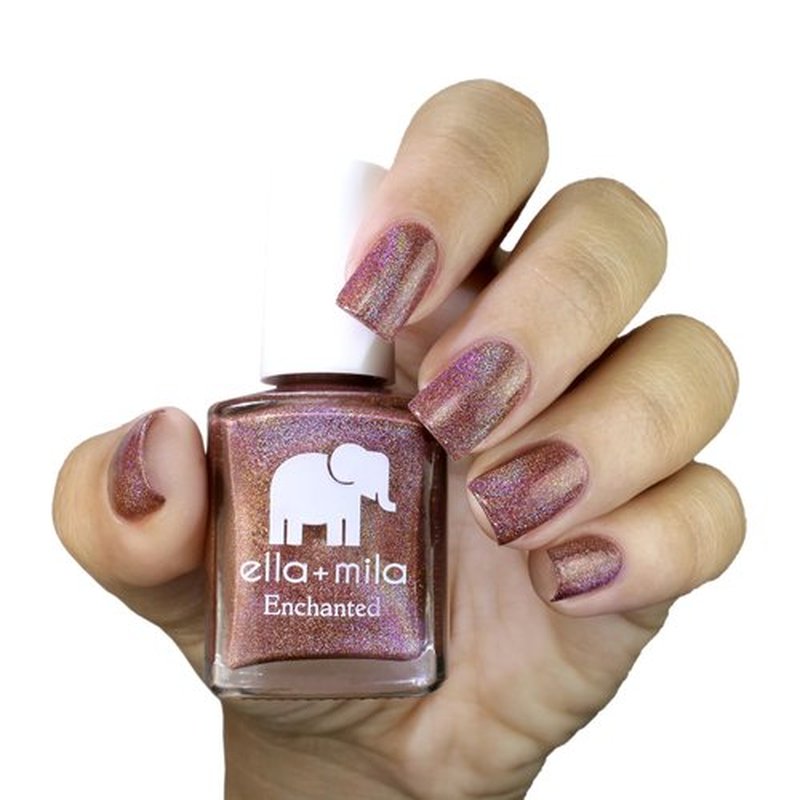 ella+mila Professional, Quick Dry, Long-Lasting & Chip-Resistant Red Nail Polishes (Oasis - 0.45 fl oz)