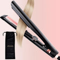 ELLA BELLA® Slimline Hair Straightener with Infrared Technology | 2-in-1 Straightening & Curling | 10 Temp Settings | Portable Design